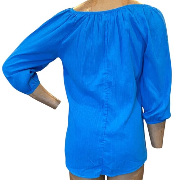 Bundle of 2 VTG Hello Holly Peasant Blouses Sz S #157W - Picture 8 of 12